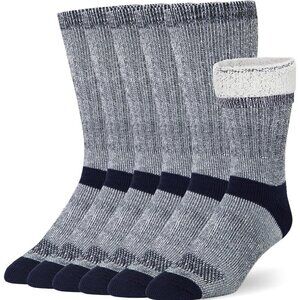 ⭐Women Charcoal Blue Merino Wool Warm for Winter Cozy Boot Socks